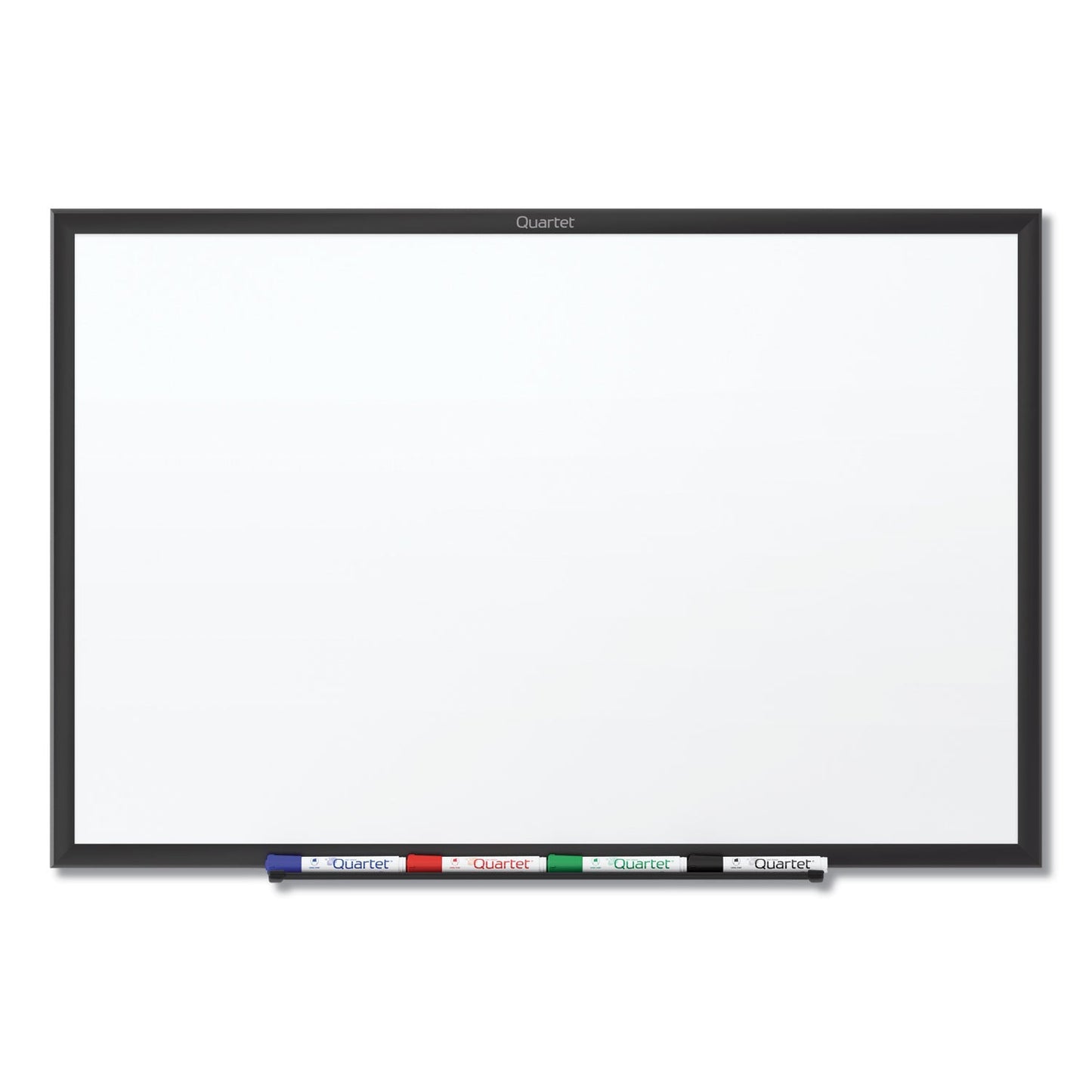 Quartet Classic Series Total Erase Dry Erase Board, 72 x 48, White Surface, Black Frame