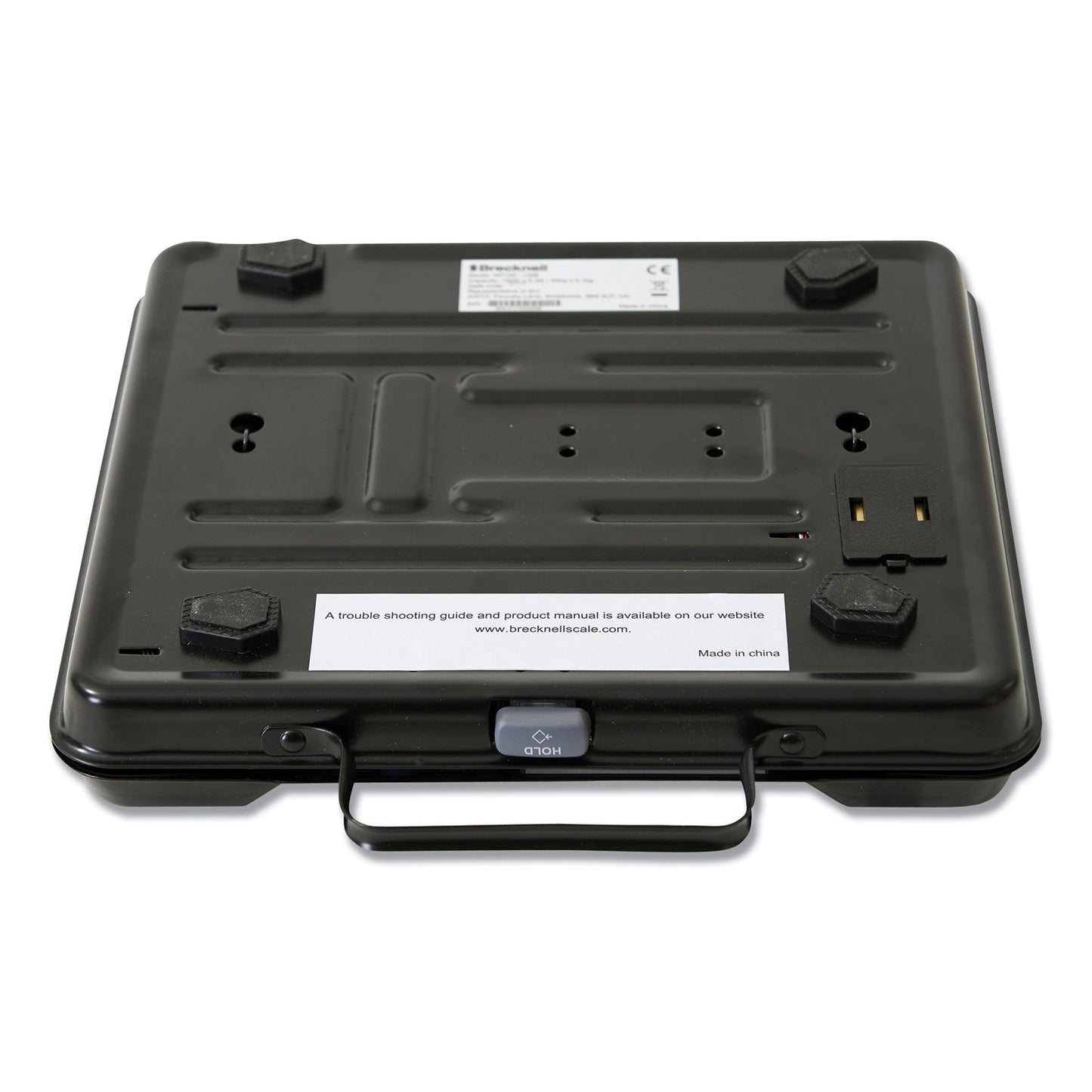 Brecknell Portable Electronic Utility Bench Scale, 250 lb Capacity, 12.5 x 10.95 x 2.2  Platform