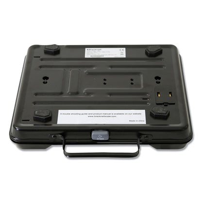 Brecknell Portable Electronic Utility Bench Scale, 250 lb Capacity, 12.5 x 10.95 x 2.2  Platform
