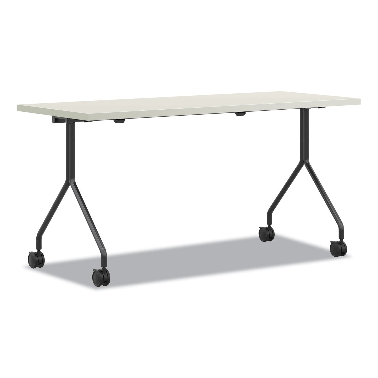 HON Between Nested Multipurpose Tables, Rectangular, 72 x 30, Silver Mesh/Loft