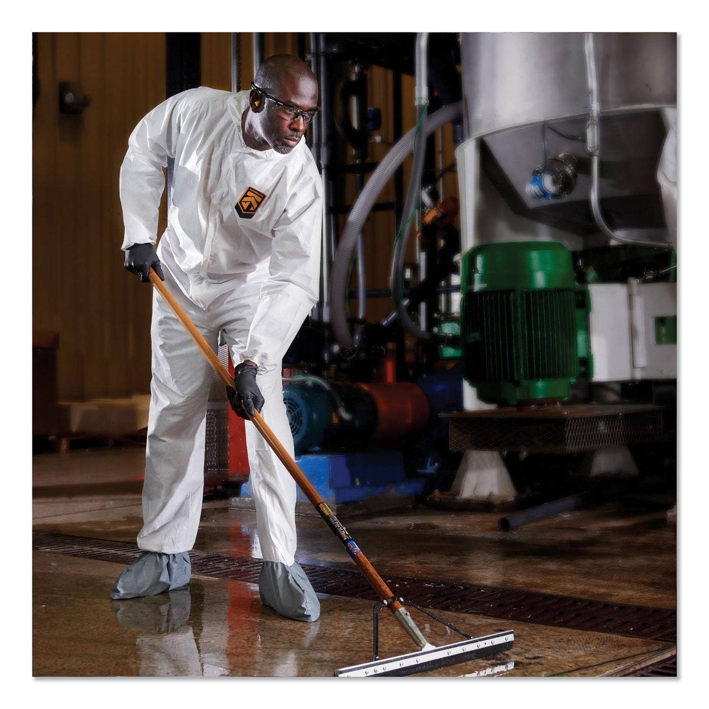 KleenGuard A45 Liquid/Particle Protection Surface Prep/Paint Coveralls, 3X-Large, White, 25/Carton