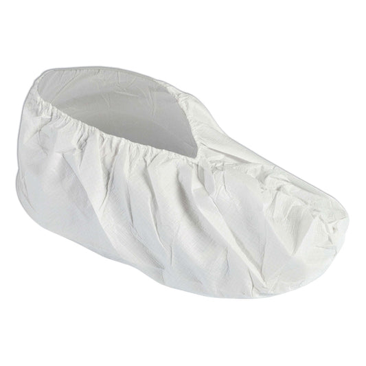 KleenGuard A40 Liquid/Particle Protection Shoe Covers, X-Large to 2X-Large, White, 400/Carton
