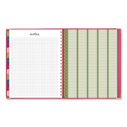 AT-A-GLANCE Harmony Weekly/Monthly Hardcover Planner, 11 x 8.5, Berry Cover, 13-Month (Jan to Jan): 2023 to 2024