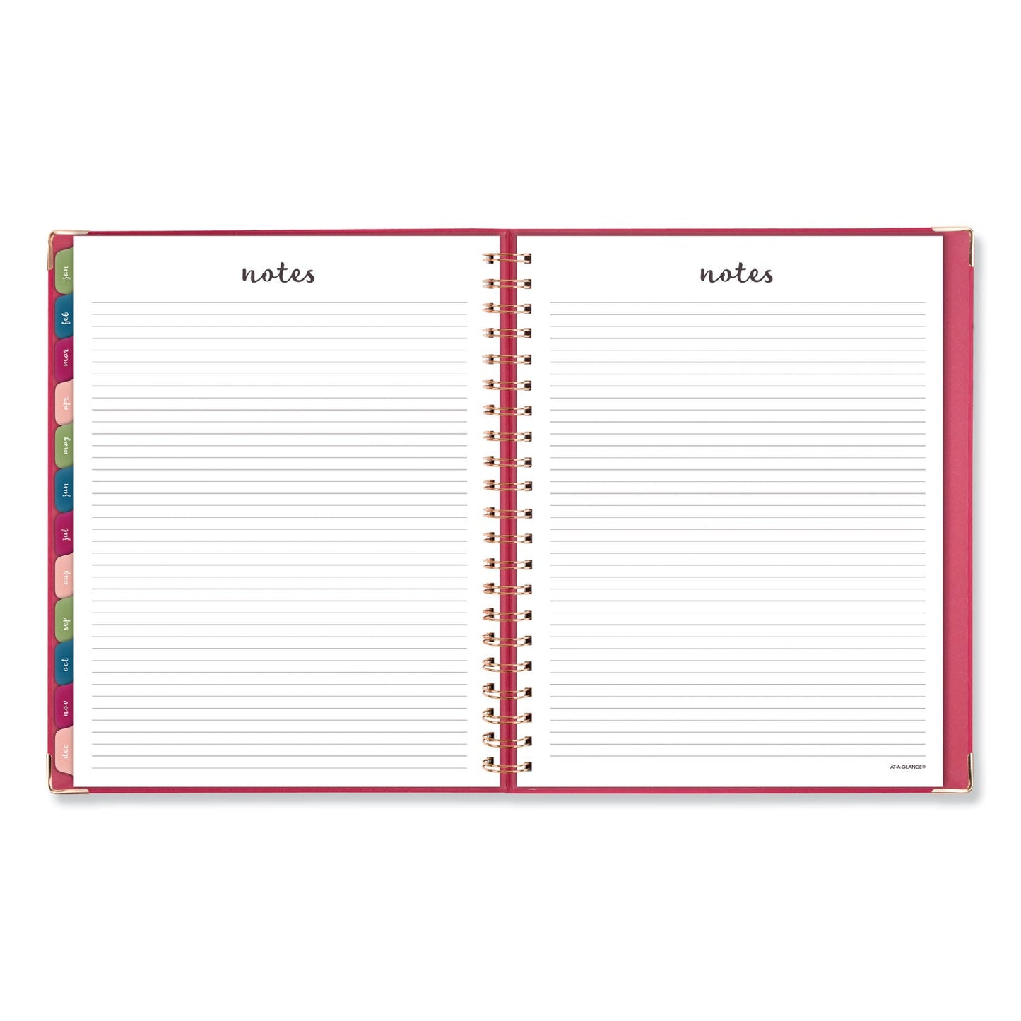 AT-A-GLANCE Harmony Weekly/Monthly Hardcover Planner, 11 x 8.5, Berry Cover, 13-Month (Jan to Jan): 2023 to 2024