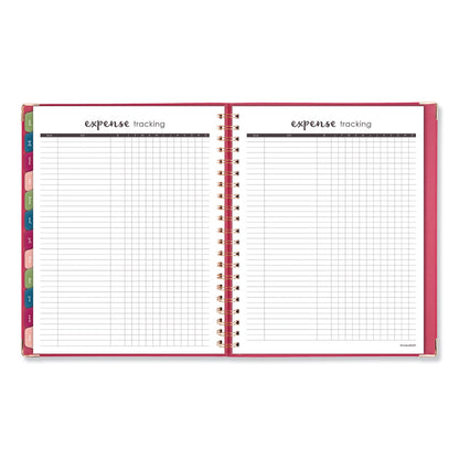 AT-A-GLANCE Harmony Weekly/Monthly Hardcover Planner, 11 x 8.5, Berry Cover, 13-Month (Jan to Jan): 2023 to 2024
