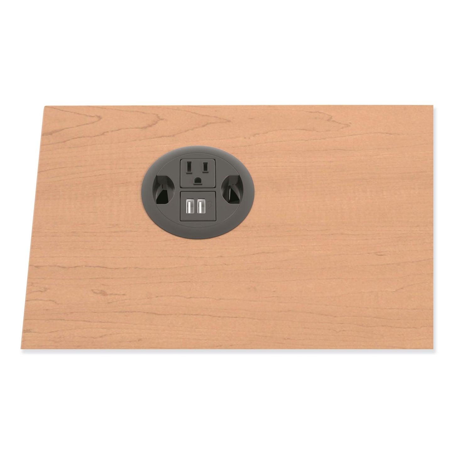 HON USB AC Power Hub Grommet, 3" Diameter, Black
