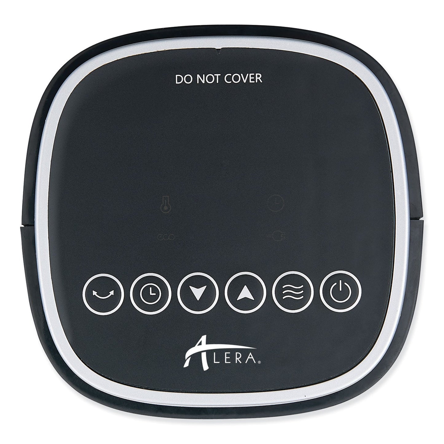 Alera Ceramic Heater Tower with Remote Control, 1,500 W, 7.17 x 7.17 x 22.95, Black