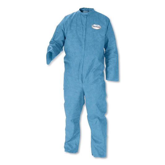 KleenGuard A20 Breathable Particle-Pro Coveralls, Zip, 4X-Large, Blue, 24/Carton