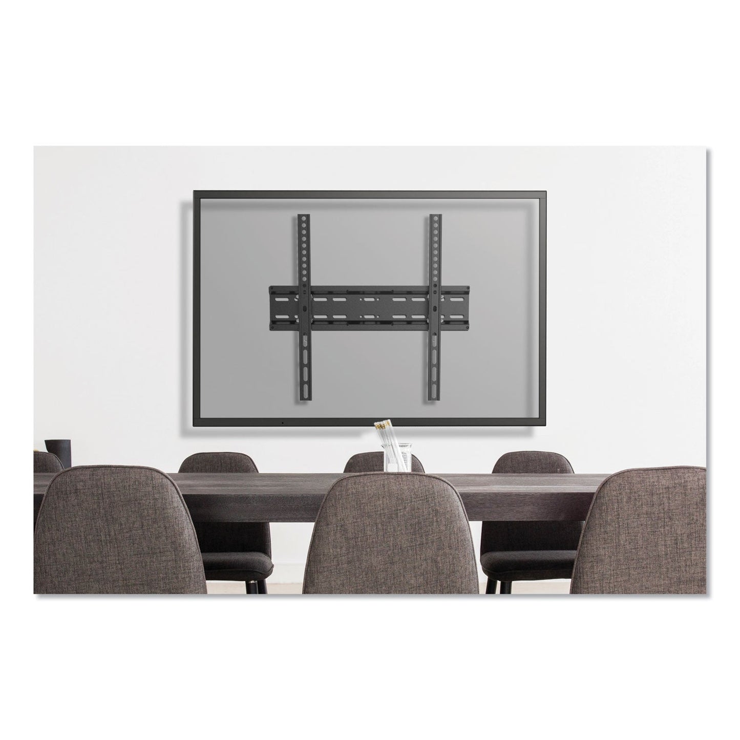 Innovera Fixed and Tilt TV Wall Mount for Monitors 32" to 55", 16.7w x 2d x 18.3h