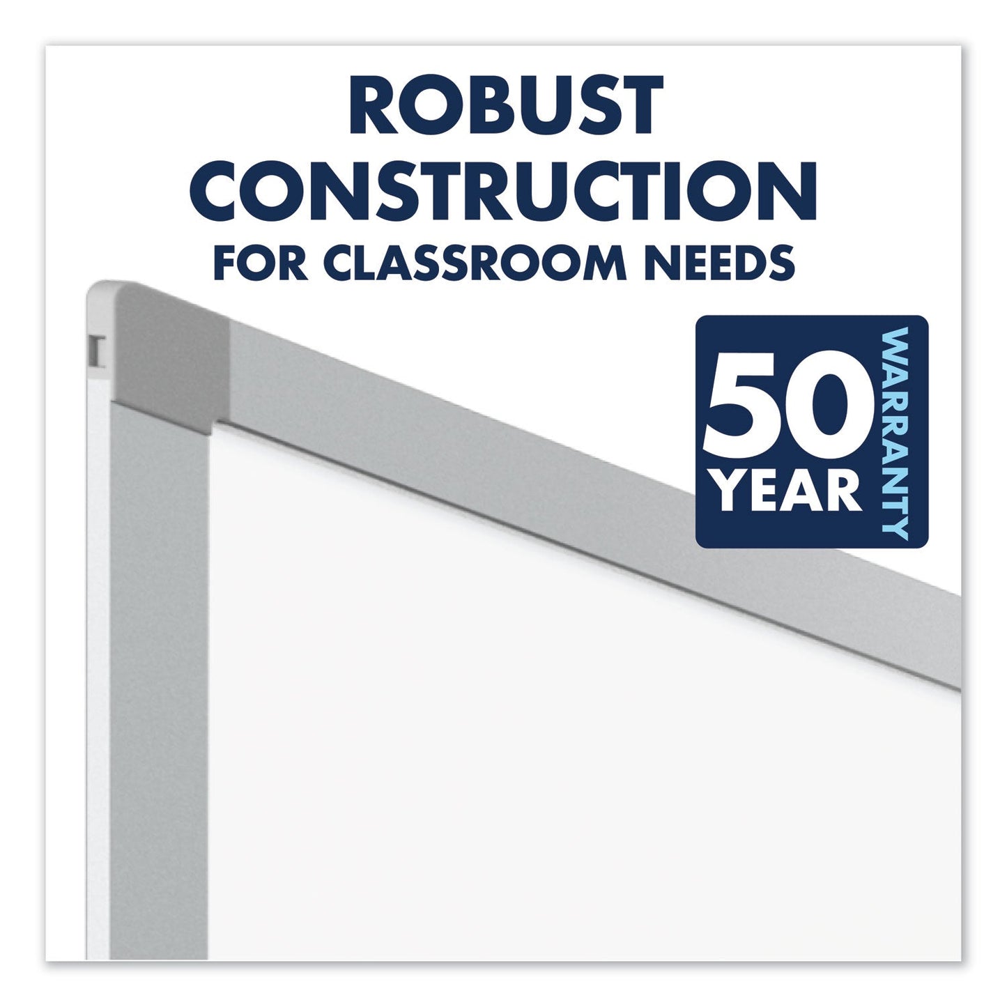 Quartet Porcelain Magnetic Whiteboard, 96 x 48, Aluminum Frame