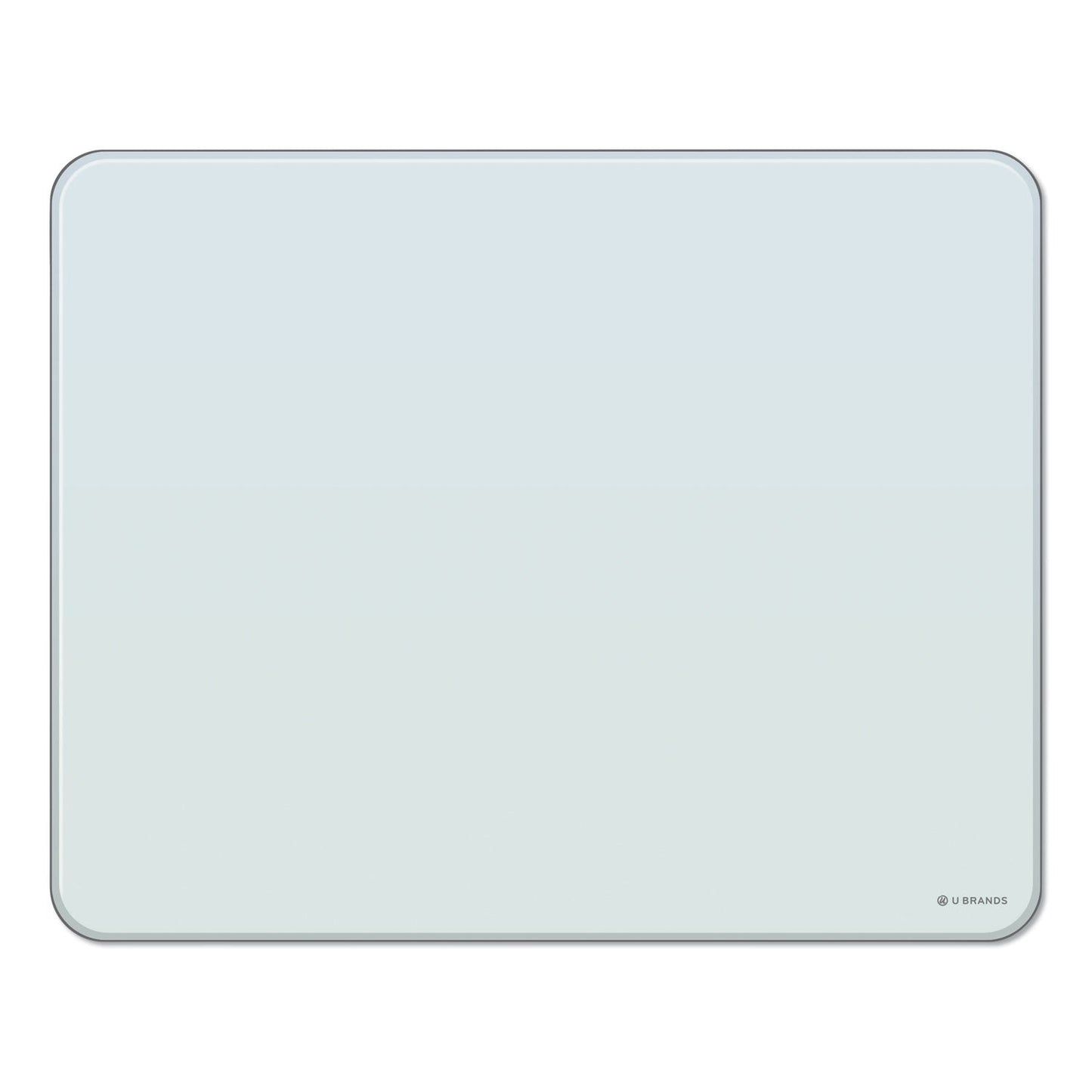 U Brands Cubicle Glass Dry Erase Board, 20 x 16, White
