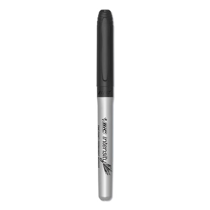 BIC Intensity Fine Tip Permanent Marker Xtra Value Pack, Fine Bullet Tip, Black, 200/Carton