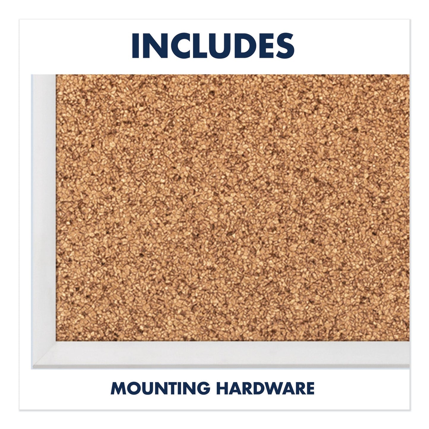 Quartet Classic Series Cork Bulletin Board, 36 x 24, Silver Aluminum Frame
