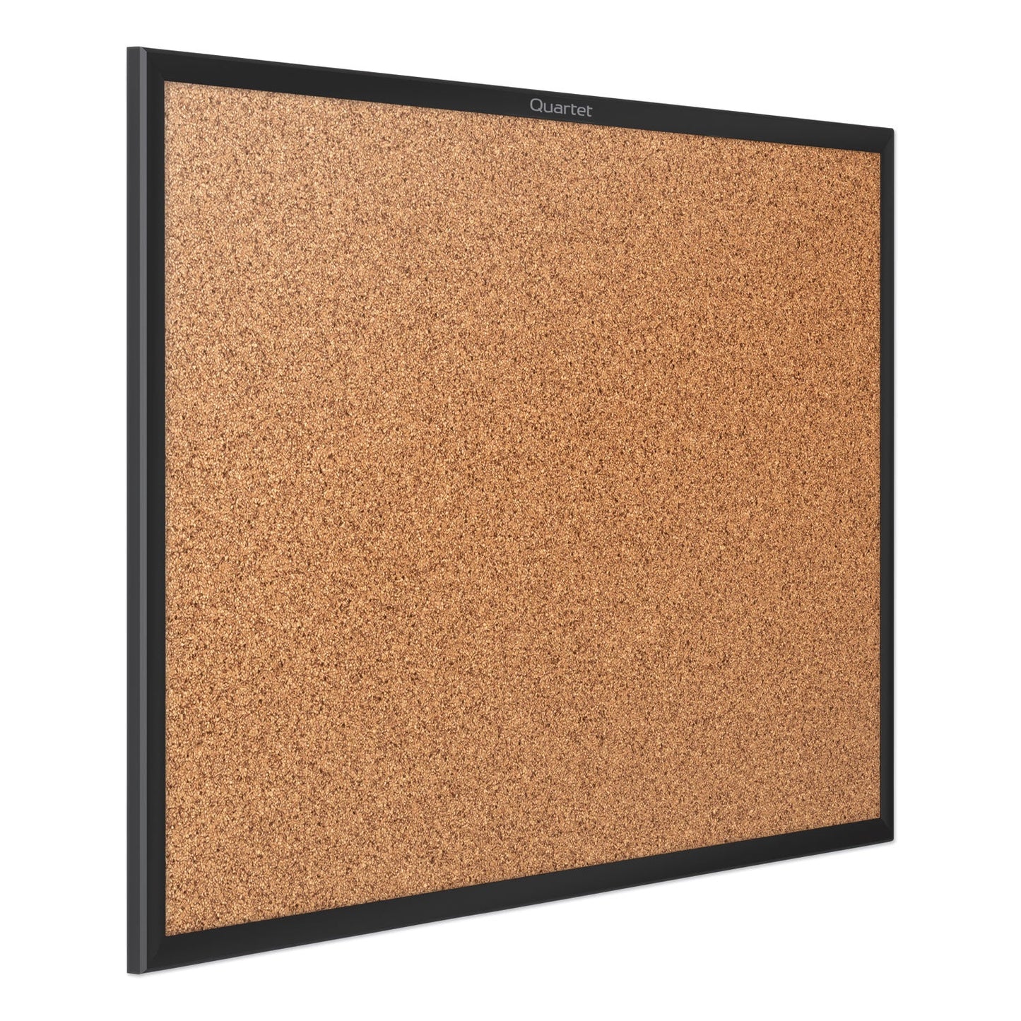 Quartet Classic Series Cork Bulletin Board, 24x18, Black Aluminum Frame