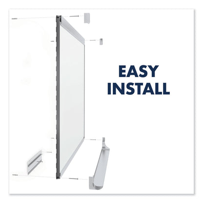 Quartet Prestige 2 DuraMax Magnetic Porcelain Whiteboard, 96 x 48, Mah. Frame
