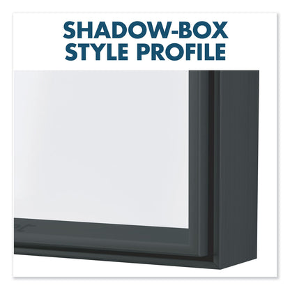 Quartet Fusion Nano-Clean Magnetic Whiteboard, 48 x 36, Black Frame