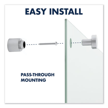 Quartet Infinity Magnetic Glass Marker Board, 24 x18, White