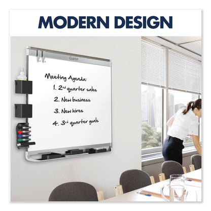Quartet Prestige 2 DuraMax Magnetic Porcelain Whiteboard, 96 x 48, Graphite Frame
