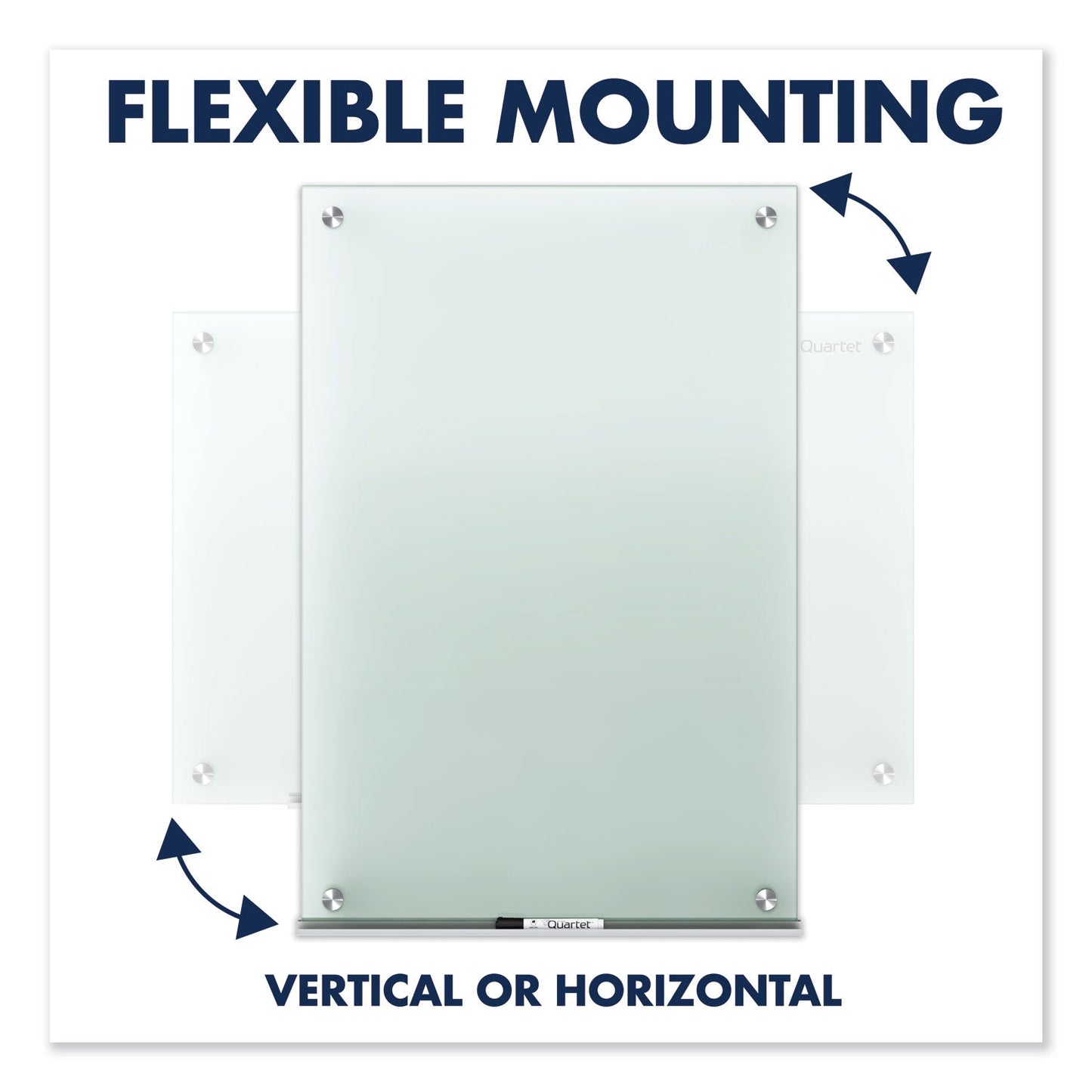 Quartet Infinity Glass Marker Board, Frosted, 36 x 24