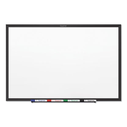 Quartet Classic Series Nano-Clean Dry Erase Board, 48 x 36, Black Aluminum Frame