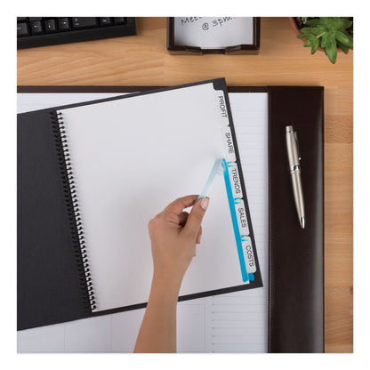 Avery Print and Apply Index Maker Clear Label Unpunched Dividers, 5-Tab, 11 x 8.5, White, 5 Sets