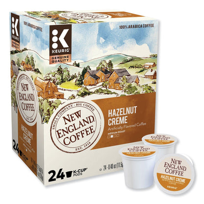 New England Hazelnut Creme K-Cup Pods, 24/Box