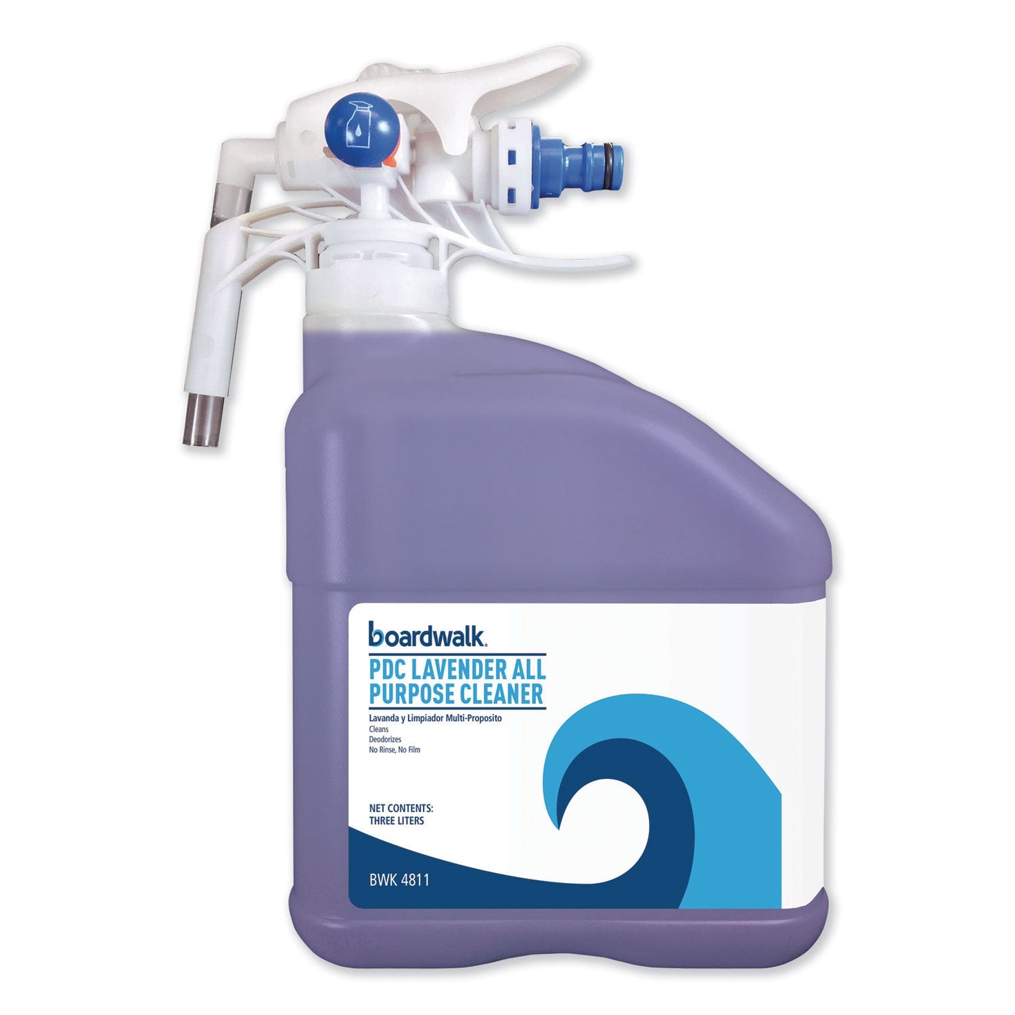 Boardwalk PDC All Purpose Cleaner, Lavender Scent, 3 Liter Bottle, 2/Carton