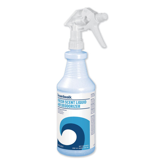 Boardwalk Fresh Scent Air Freshener, 32 oz Spray Bottle, 12/Carton