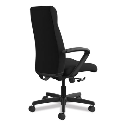HON Ignition Series Executive High-Back Chair, Supports Up to 300 lb, 17" to 21" Seat Height, Black