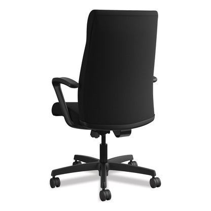 HON Ignition Series Executive High-Back Chair, Supports Up to 300 lb, 17" to 21" Seat Height, Black