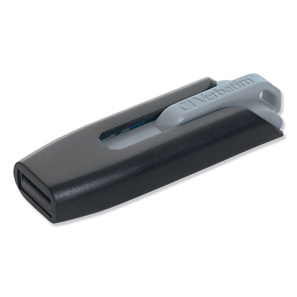 Verbatim Store 'n' Go V3 USB 3.0 Drive, 8 GB, Black/Gray