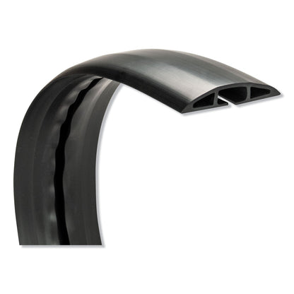 Innovera Floor Sleeve Cable Management, 2.5" x 0.5" Channel, 72" Long, Black