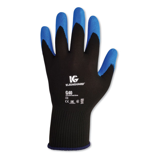 KleenGuard G40 Foam Nitrile Coated Gloves, 220 mm Length, Small/Size 7, Blue, 12 Pairs