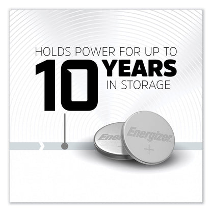 Energizer 2016 Lithium Coin Battery, 3 V, 2/Pack