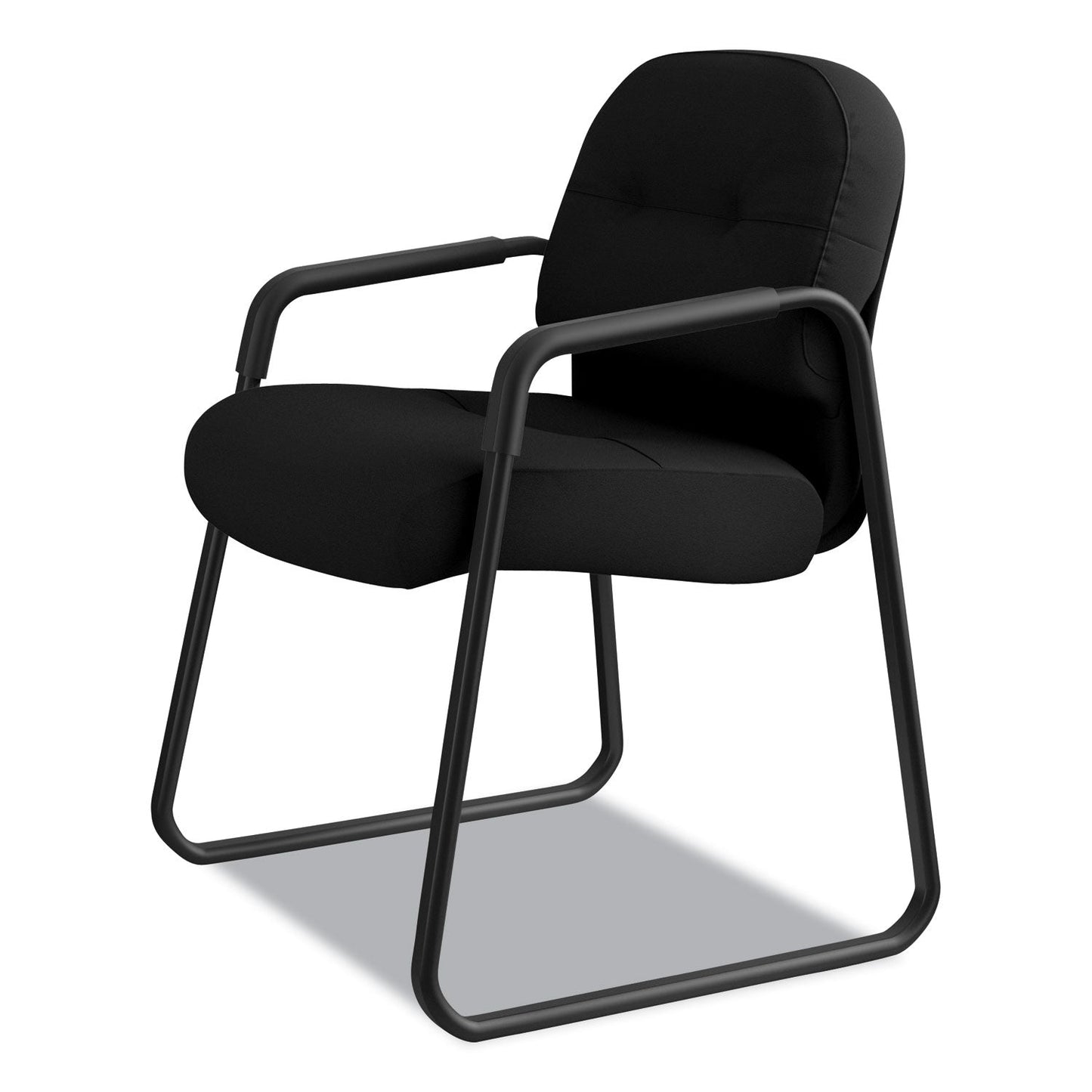 HON Pillow-Soft 2090 Series Guest Arm Chair, 23.25" x 28" x 36", Black