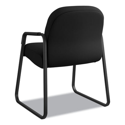 HON Pillow-Soft 2090 Series Guest Arm Chair, 23.25" x 28" x 36", Black