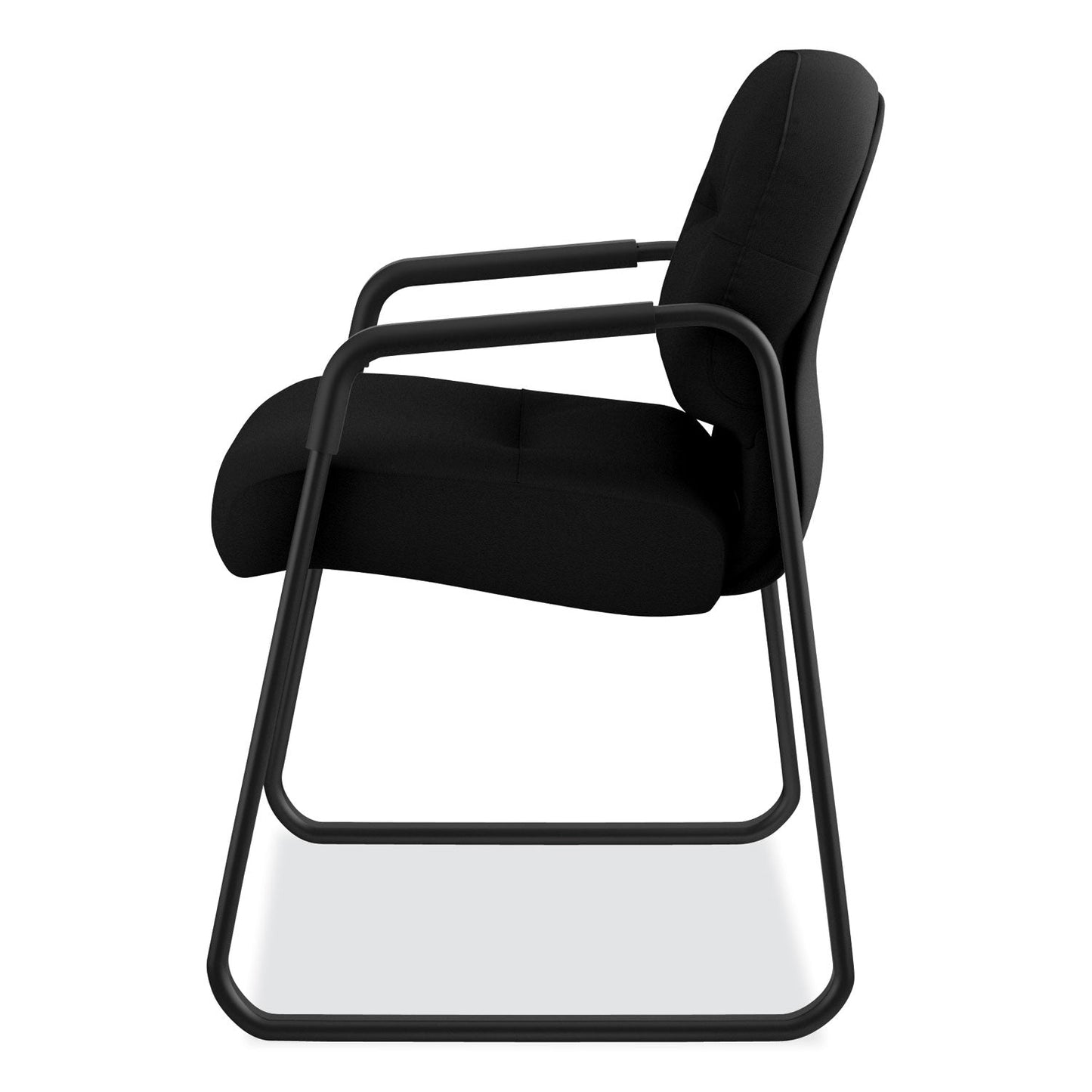 HON Pillow-Soft 2090 Series Guest Arm Chair, 23.25" x 28" x 36", Black
