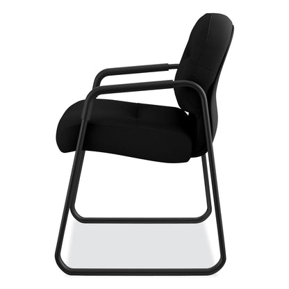 HON Pillow-Soft 2090 Series Guest Arm Chair, 23.25" x 28" x 36", Black