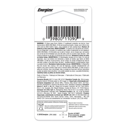 Energizer A76BPZ Manganese Dioxide Battery, 1.5 V