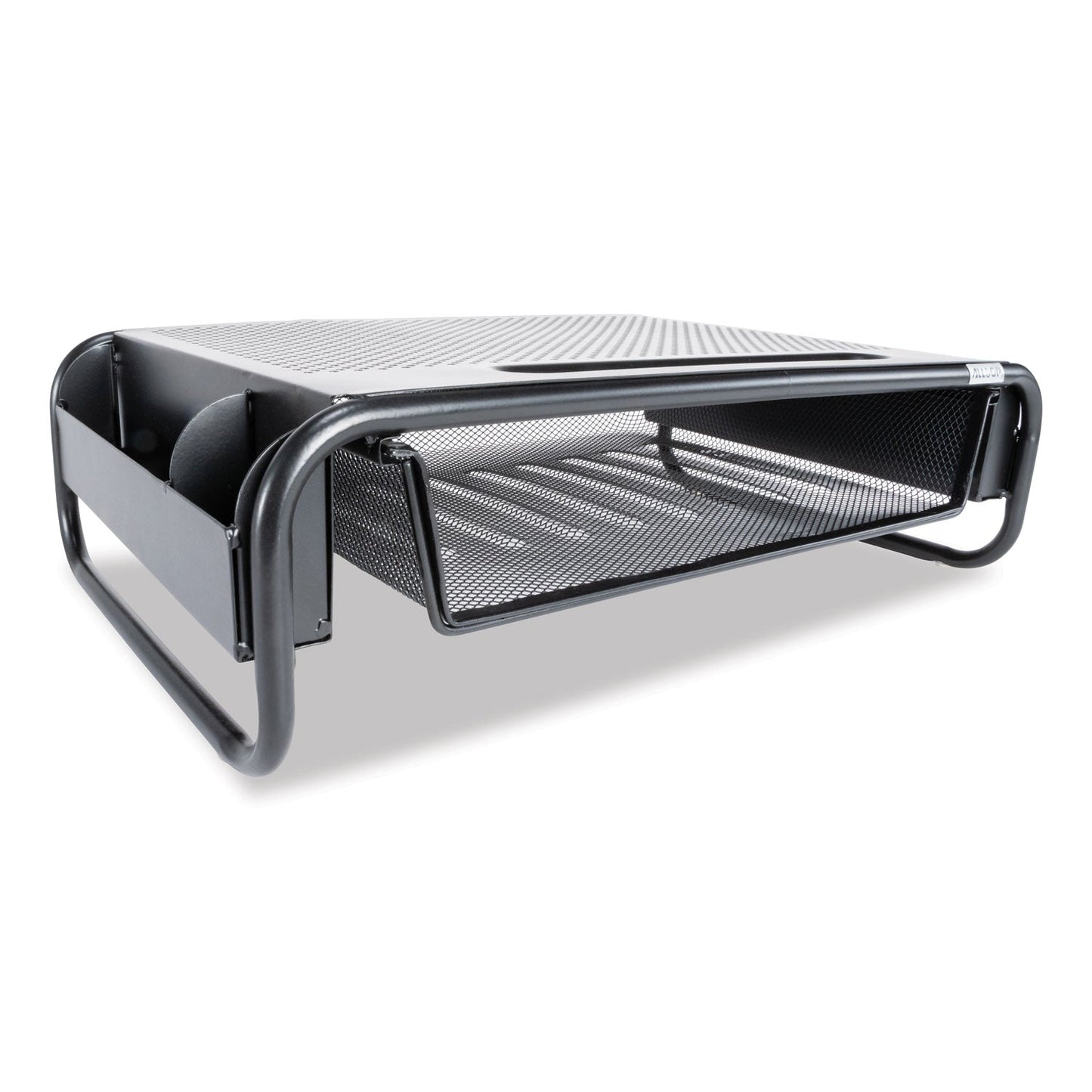 Allsop Metal Art Organizer 5 Monitor, 18" x 11.8" x 5.1", Black, Supports 30 lbs