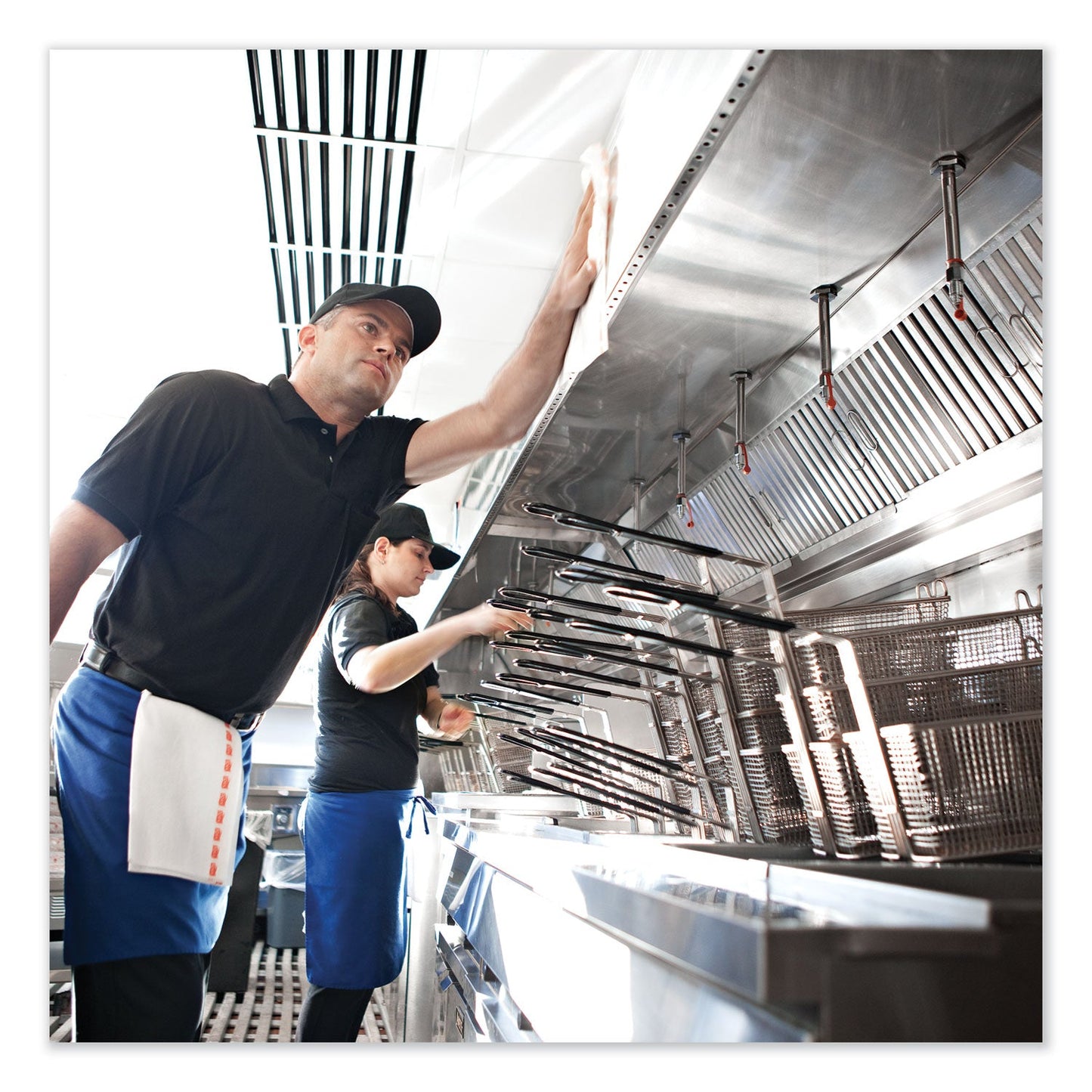 Tork Foodservice Cloth, 13 x 24, White, 150/Carton