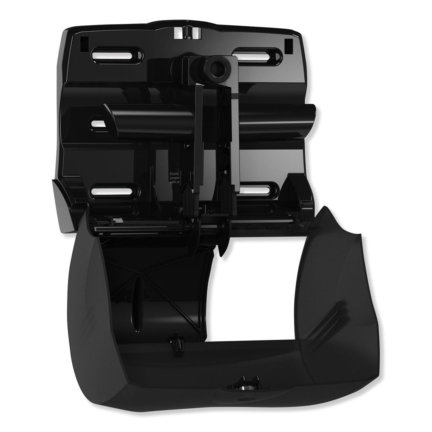 Tork Twin Bath Tissue Roll Dispenser for OptiCore, 11.06 x 7.18 x 8.81, Black
