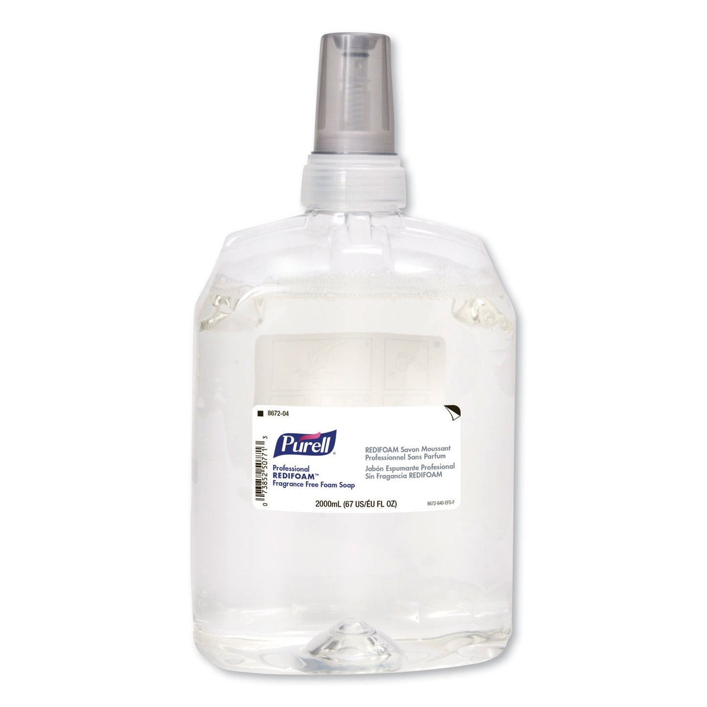 PURELL Professional REDIFOAM Fragrance-Free Foam Soap, 2,000 mL, 4/Carton