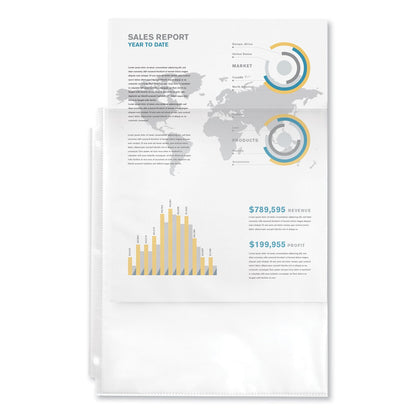 Avery Top-Load Sheet Protector, Economy Gauge, Letter, Clear, 50/Box