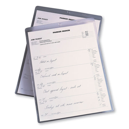 Avery Job Ticket Holders, Heavy Gauge Vinyl, 9 x 12, Clear, 10/Pack
