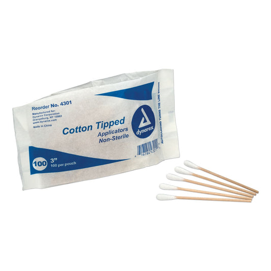First Aid Only Refill for SmartCompliance Business Cabinet, Cotton-Tipped Applicators, 3",100/Bag