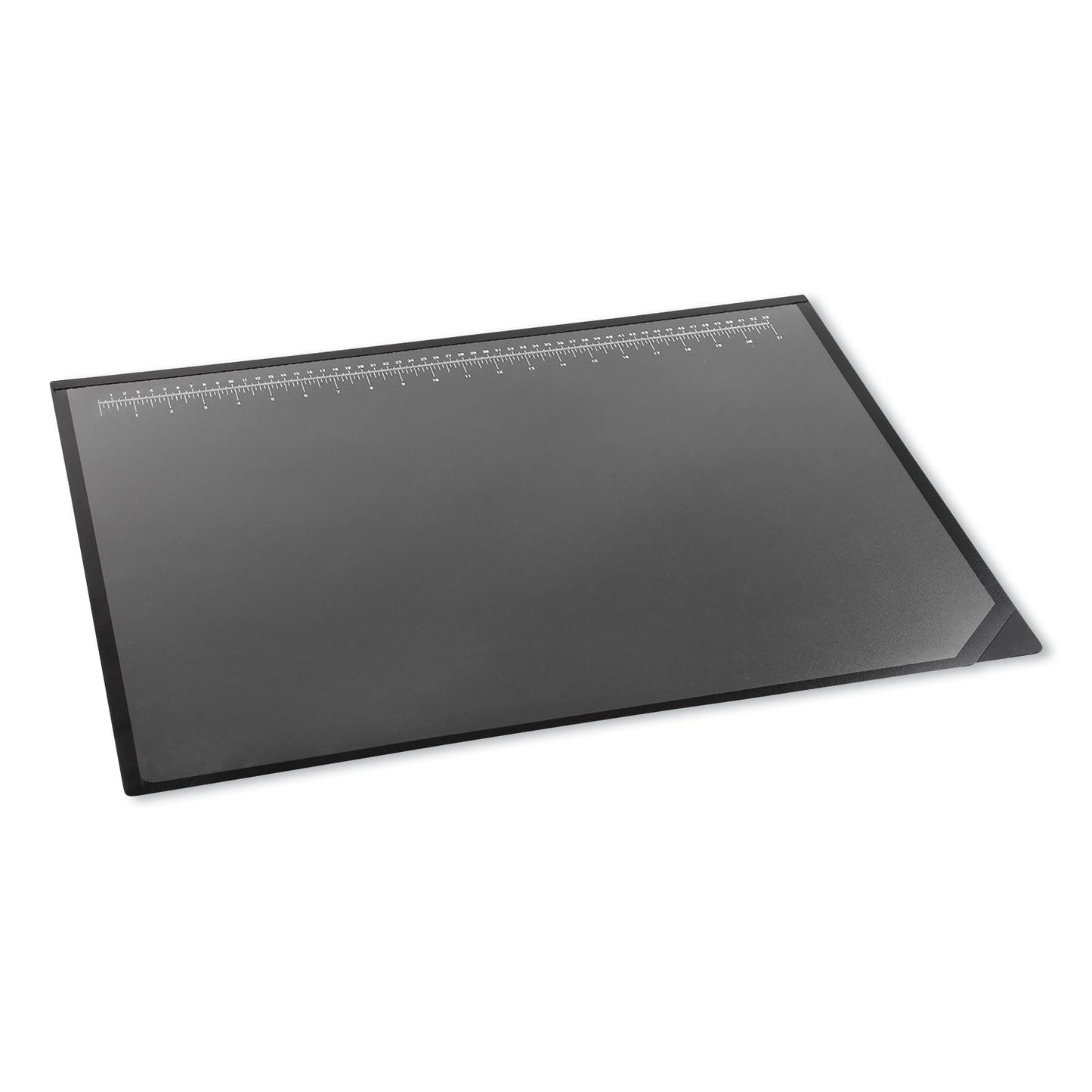 Artistic Lift-Top Pad Desktop Organizer, with Clear Overlay, 22 x 17, Black