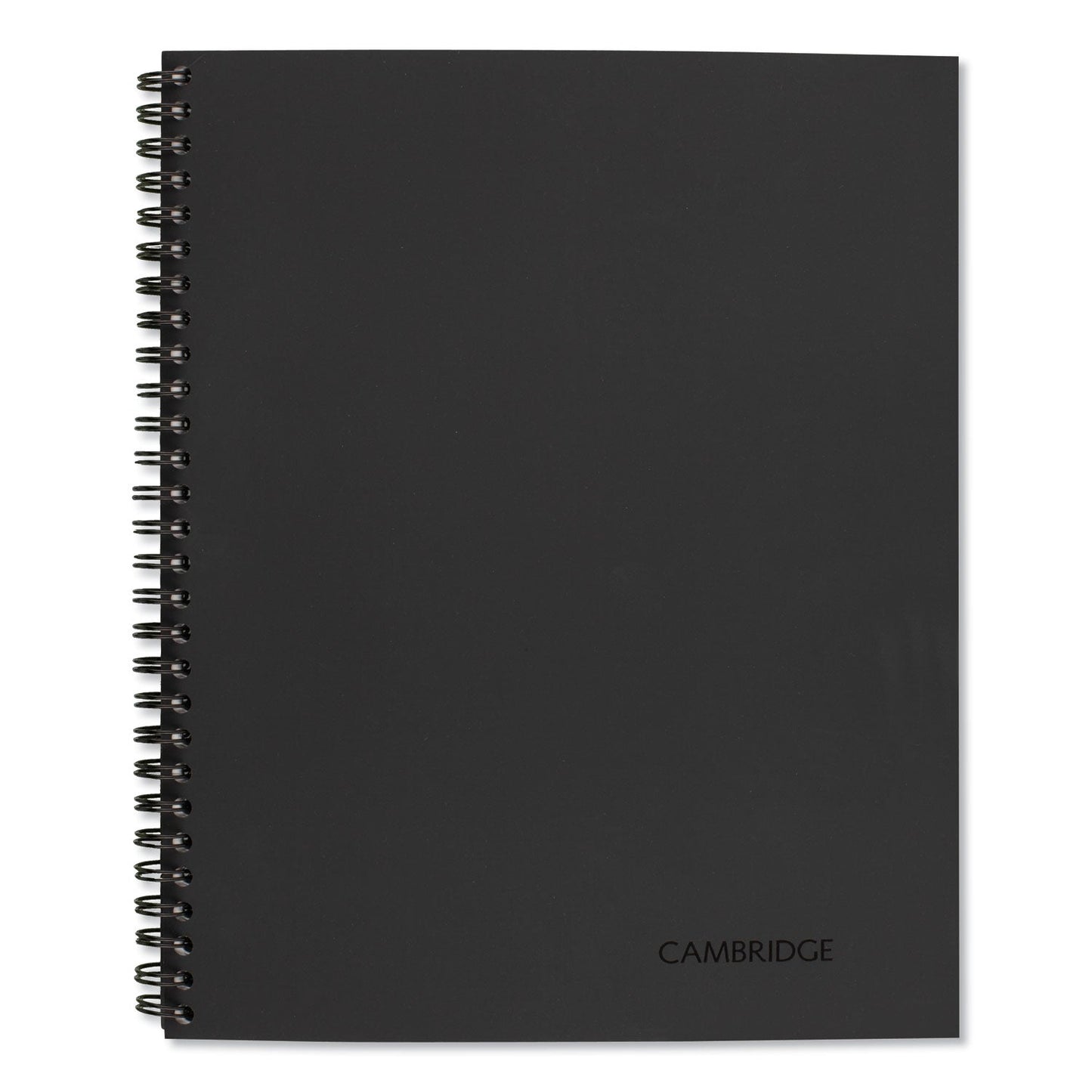 Cambridge Wirebound Guided Action Planner Notebook, 1-Subject, Project-Management Format, Gray Cover, 11 x 8.5, 80 Sheets