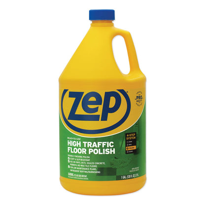 Zep Commercial High Traffic Floor Polish, 1 gal Bottle