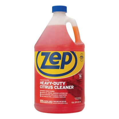 Zep Commercial Cleaner and Degreaser, Citrus Scent, 1 gal Bottle